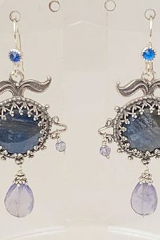 Sterling Silver, Kyanite, Iolite