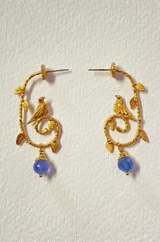 Goldplate, Tanzanite Musi Earrings
