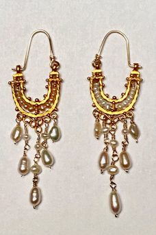 Gold Filled, Pearls Earrings